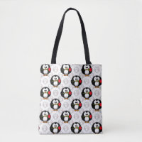 Cute Penguin Surface Pattern Design Print