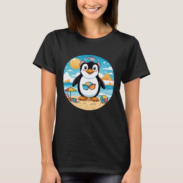 Cute Penguin T-Shirt (Front)