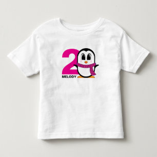 Cute penguin T-Shirt for Girl's birthday