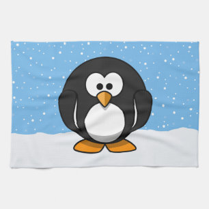 Cute Penguin Tea Towel