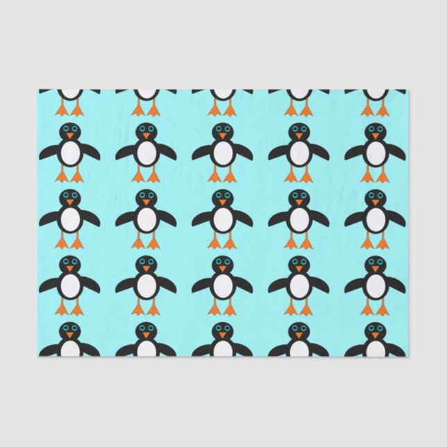 Cute Penguin Tissue Paper (Front)