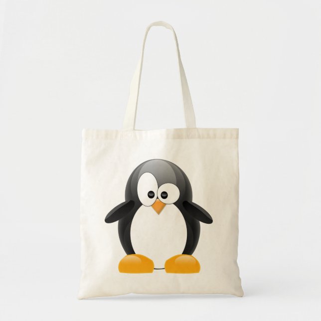 Cute Penguin Tote Bag (Front)