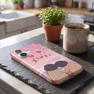 Cute Penguin Valentine Picnic Phone Case - iPhone