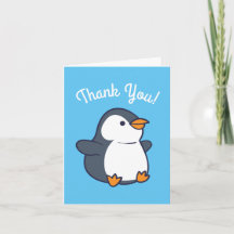 Cute Penguin Winter Kids Birthday Party