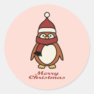 cute penguin xmas Sticker