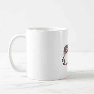 Cute Penguins Couple Holding Flippers Coffee Mug