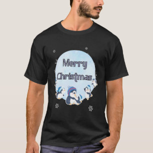 Cute penguins  Merry Christmas T-Shirt