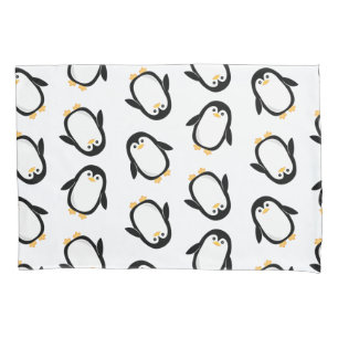 Cute Penguins Pattern Pillowcase
