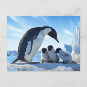 Cute Penguins Postcard