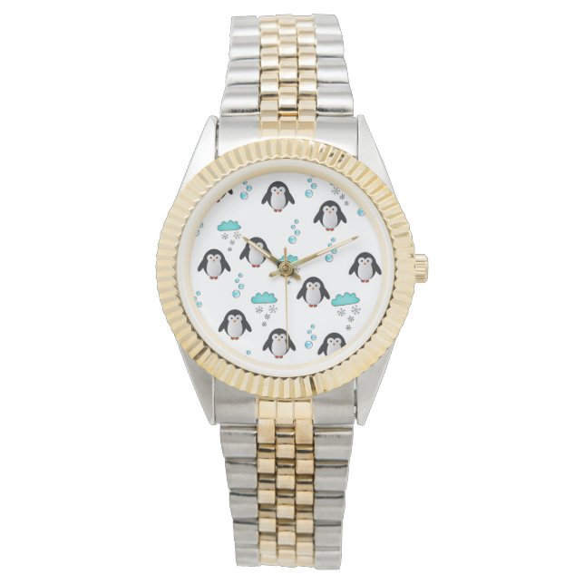 cute penguins watch (Front)