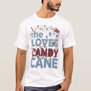 Cute Peppermint Candies Christmas Shirt for Her