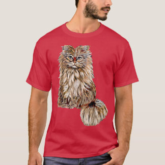 Cute Persian Cat Persian Longhair Kitten Owner Gif T-Shirt
