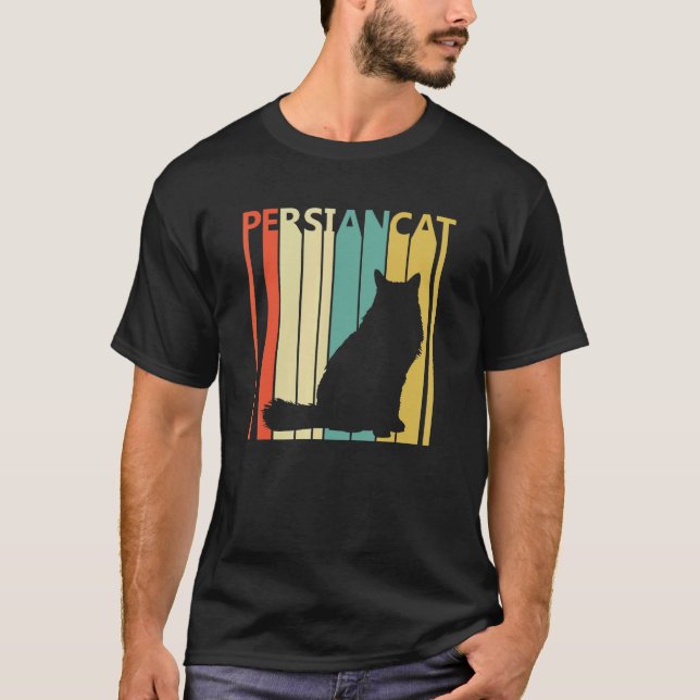 Cute Persian Cat T-Shirt (Front)