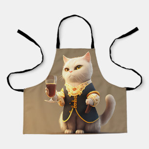  Cute Personal cat servant, funny servant Kitten Apron