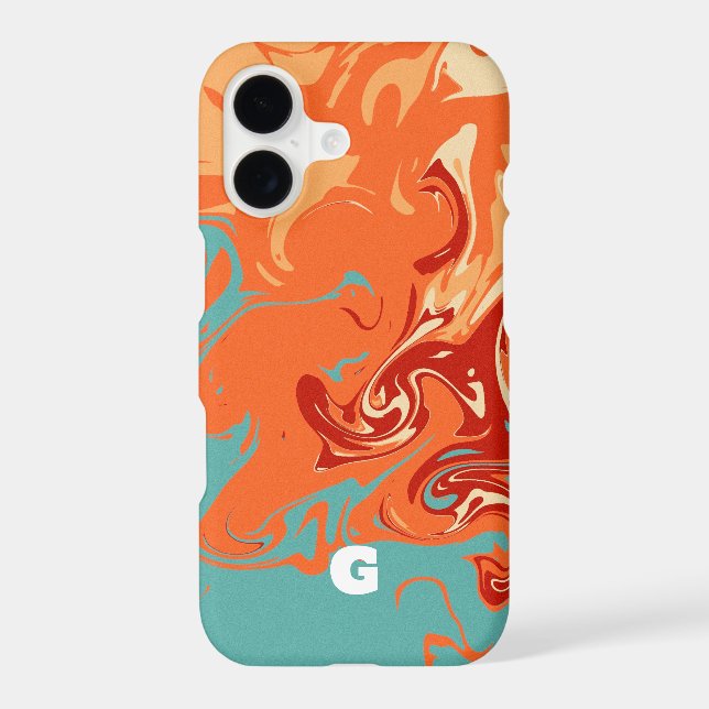 Cute Personalise Pastel Marbel Samsung Galaxy S21 Case (Back)