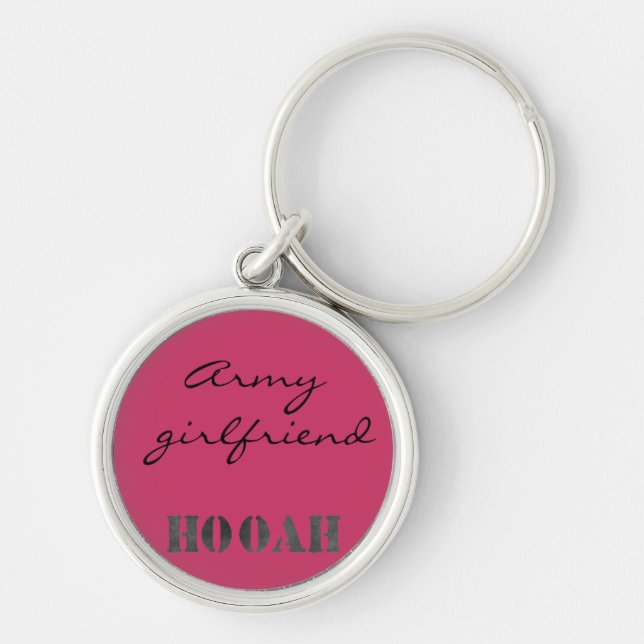 Cute personalised army keychain (Front)