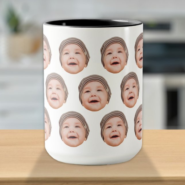 Cute Personalised Baby Face Photo Mug (Creator Uploaded)
