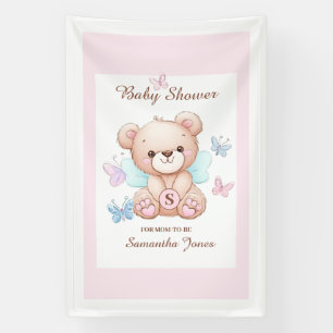 Cute Personalised Baby Shower Banner