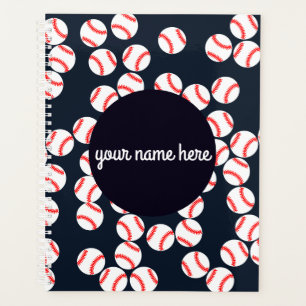 Cute Personalised Baseball Planner