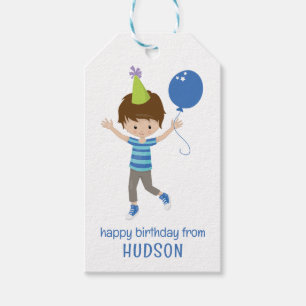 Cute Personalised Birthday Boy Gift Tags