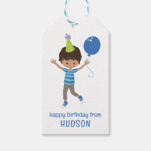 Cute Personalised Birthday Boy Gift Tags