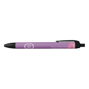 Cute Personalised Branded Corporate Marketing Black Ink Pen