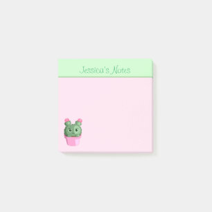 Cute Personalised Cactus Succulent Plant Lovers Po Post-it Notes
