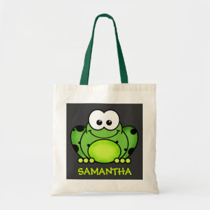 Cute Personalised Cartoon Frog Bag