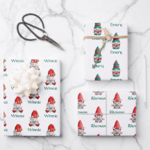 Cute Personalised Christmas Gnome