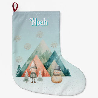 cute personalised christmas stocking