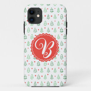 Cute Personalised Christmas tree iPhone 11 Case