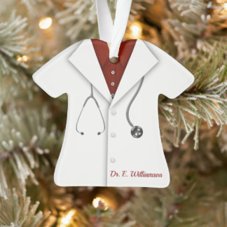 Cute Personalised Doctor Ornament