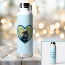 Cute Personalised Dog Walking Buddy Heart Photo