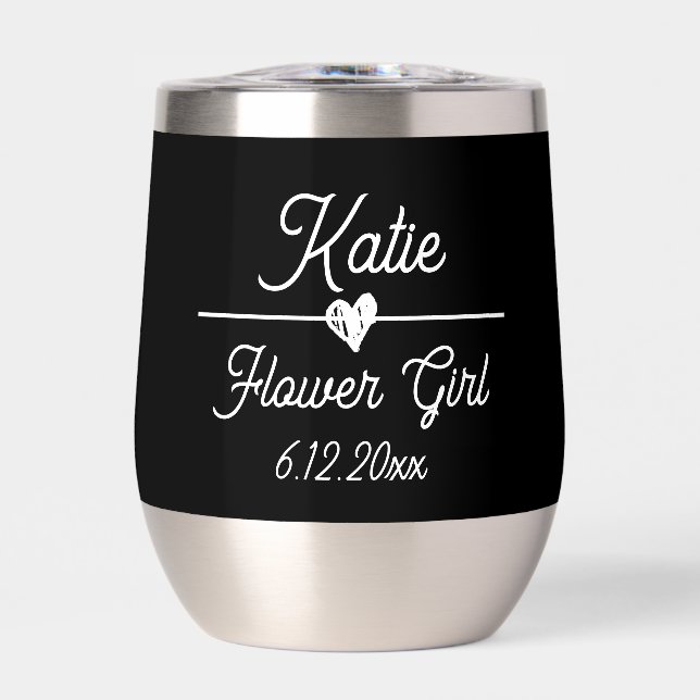 Cute Personalised Flower girl Gift (Front)