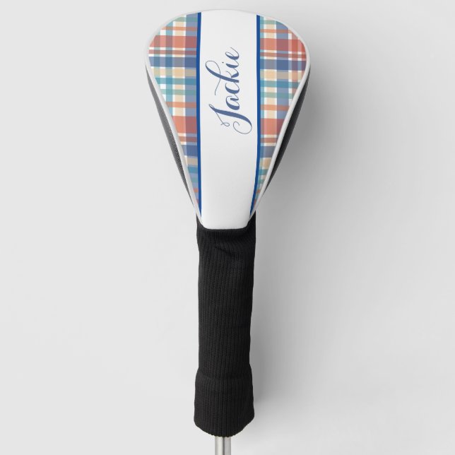 Cute Personalised Golf Head Cover (Front)
