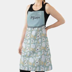 Cute Personalised Grandma Floral Apron
