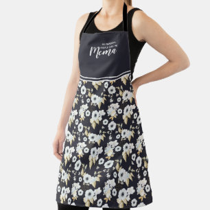 Cute Personalised Grandma Floral Apron