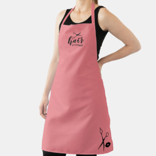 Cute Personalised Hair By Hairdresser Apron