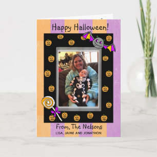 Cute Personalised Halloween Card