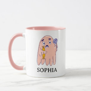 Cute Personalised Halloween Ghost Mug