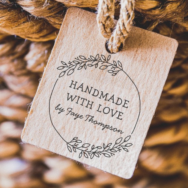 Cute Personalised Handmade With Love Self-inking Stamp (Creator Uploaded)