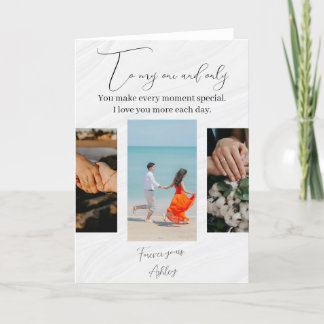 Cute Personalised Happy Valentines Day Photo Holid Thank You Card