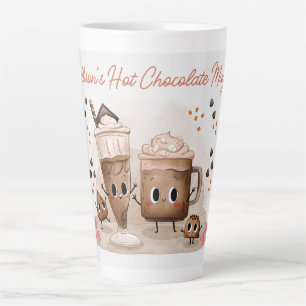 Cute Personalised Hot Chocolate Latte Mug
