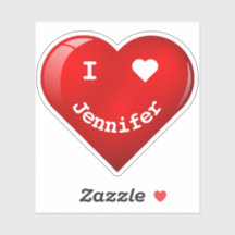 Cute Personalised I Heart Happy Face Heart