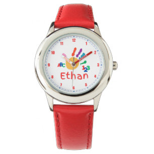 Cute Personalised Kid's ABC Hand Paint 123  Watch