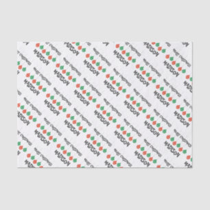 Cute personalised kids' Christmas Tissue Paper