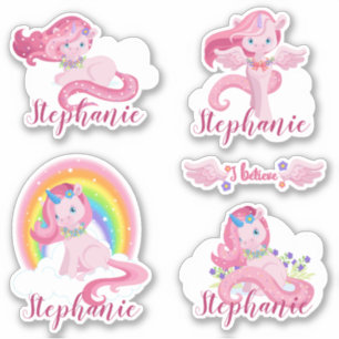 Cute Personalised Magical Unicorn Custom Vinyl