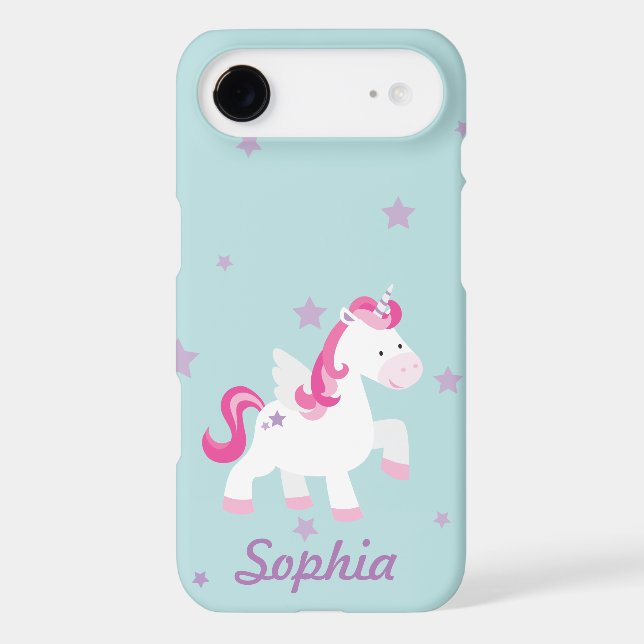 Cute Personalised Magical Unicorn Phone Case (Back)