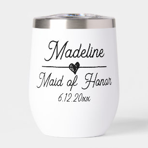 Cute Personalised Maid of Honour Gift