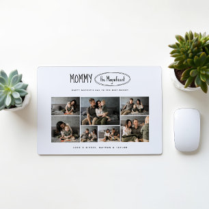 Cute Personalised Mothers Day Family Photo Mouse Mat